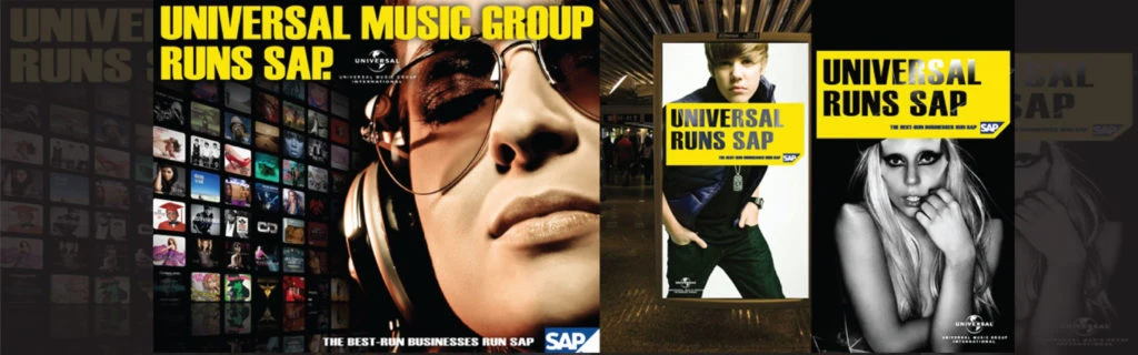 Universal Music Group × SAP campaign