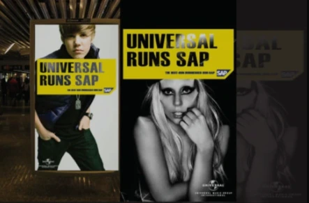 Universal runs SAP — campaign creative