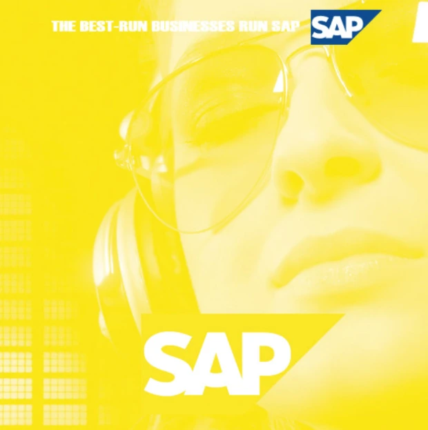 SAP campaign — yellow creative