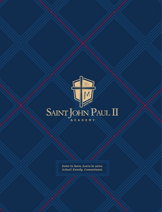 Saint John Paul II Academy brochure cover