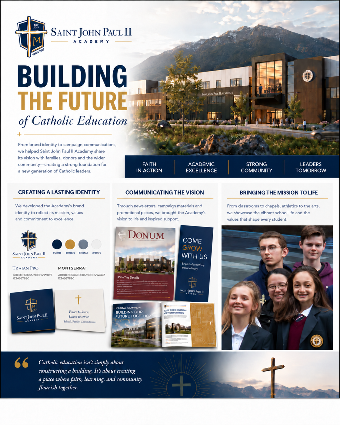 Saint John Paul II Academy — Building the Future