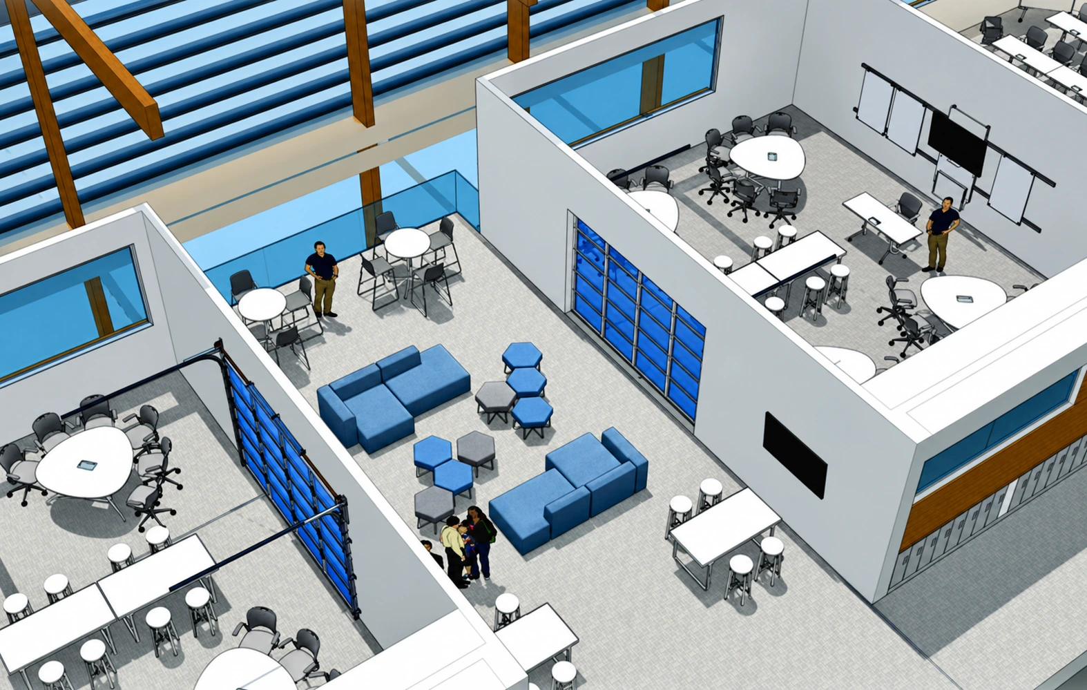 Saint John Paul II Academy interior design