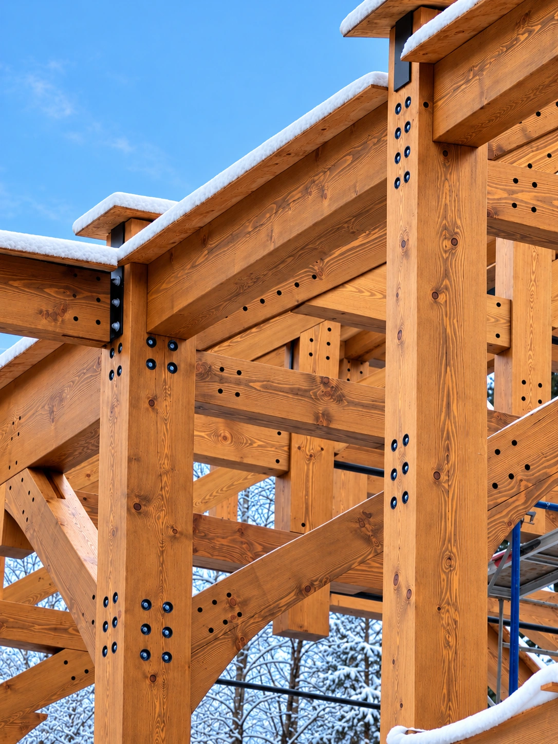 Timber construction detail