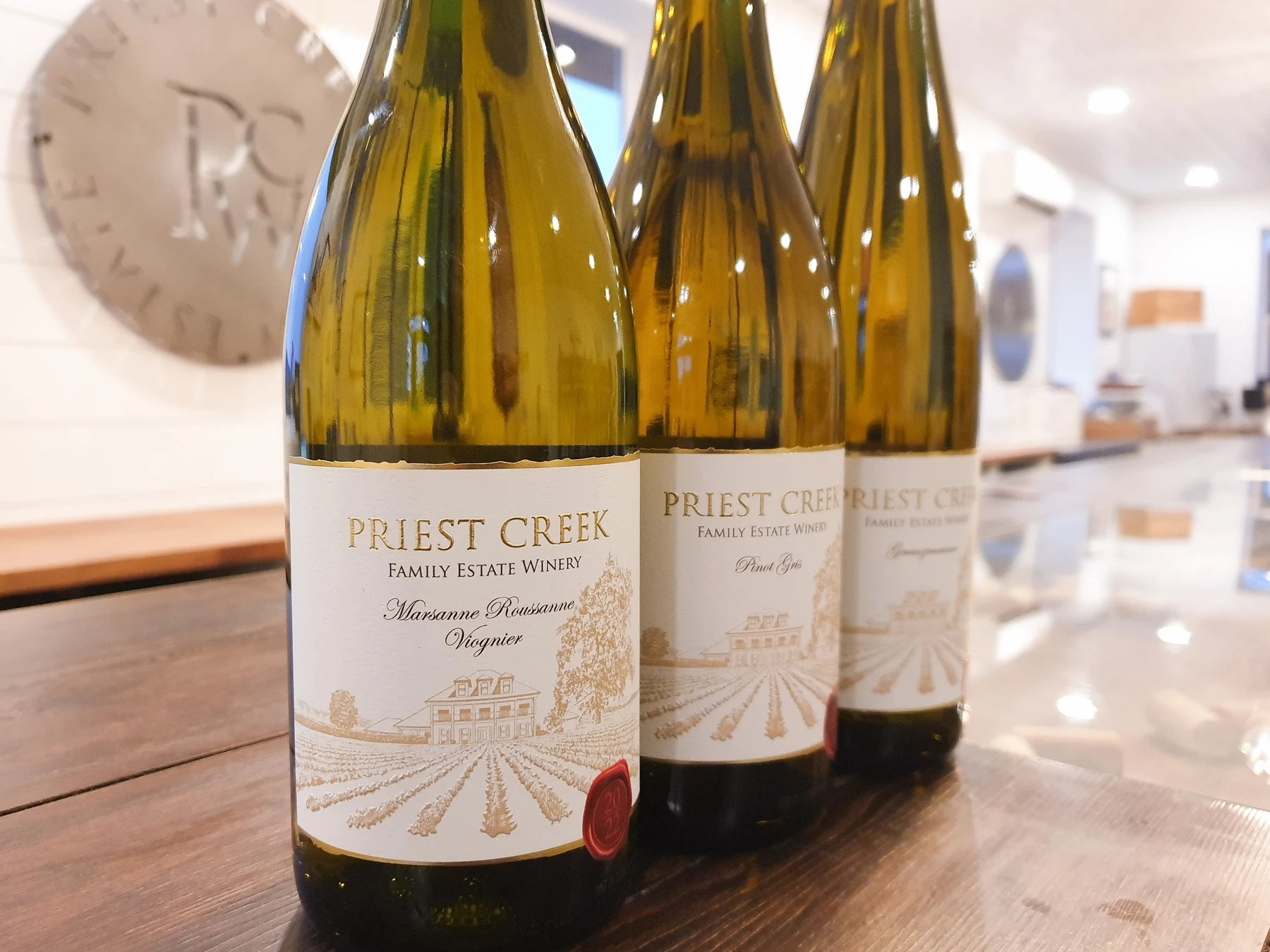 Priest Creek wine collection