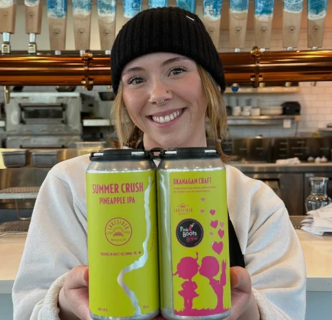Lakesider Brewing cans