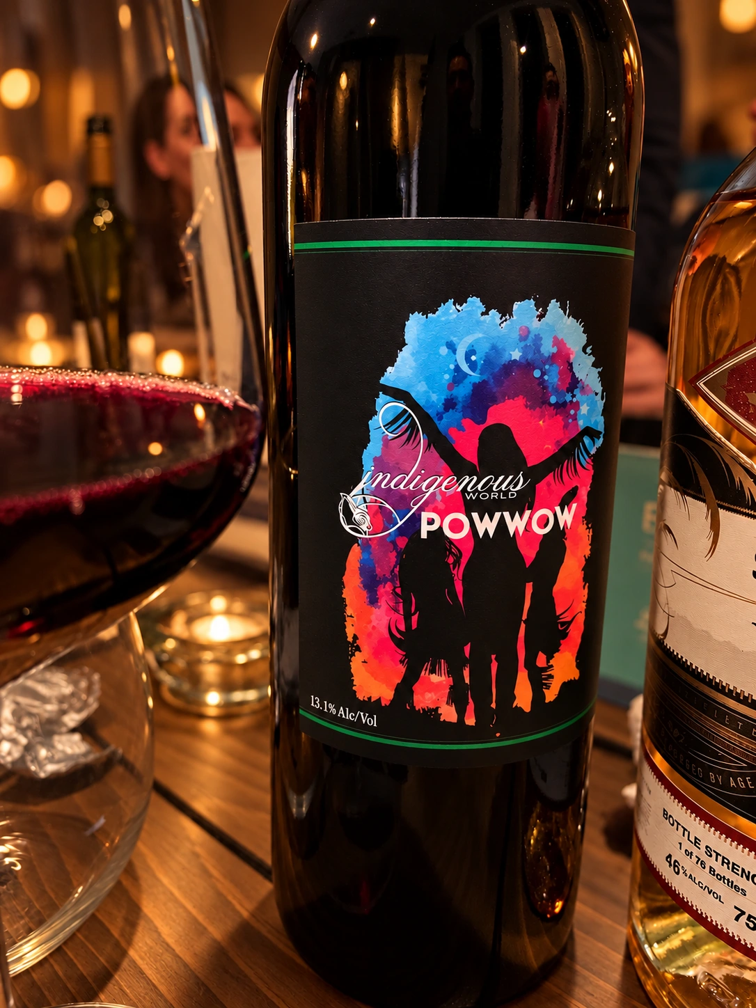 Wine label design