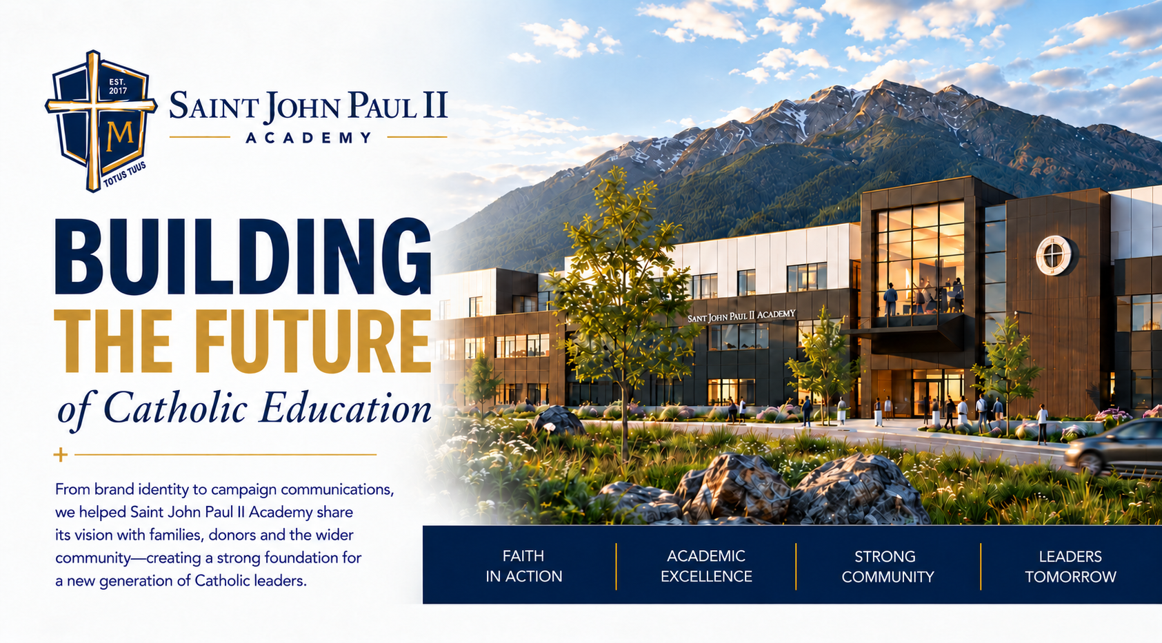 Saint John Paul II Academy — Building the Future of Catholic Education campaign